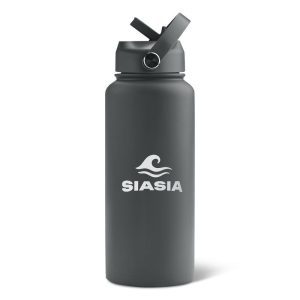 Gourde Isotherme SIASIA 1L — Gris Ardoise